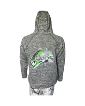 Load image into Gallery viewer, Hooked-Up Striped Bass Hoodie