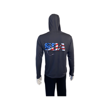 Load image into Gallery viewer, Stars & Bars Hooded Performance