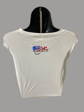 Load image into Gallery viewer, Ladies Stars & Bars V Neck UPF