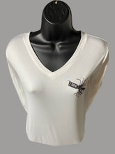 Load image into Gallery viewer, Ladies Stars & Bars V Neck UPF