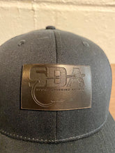 Load image into Gallery viewer, SDA Black Leather Snap Back
